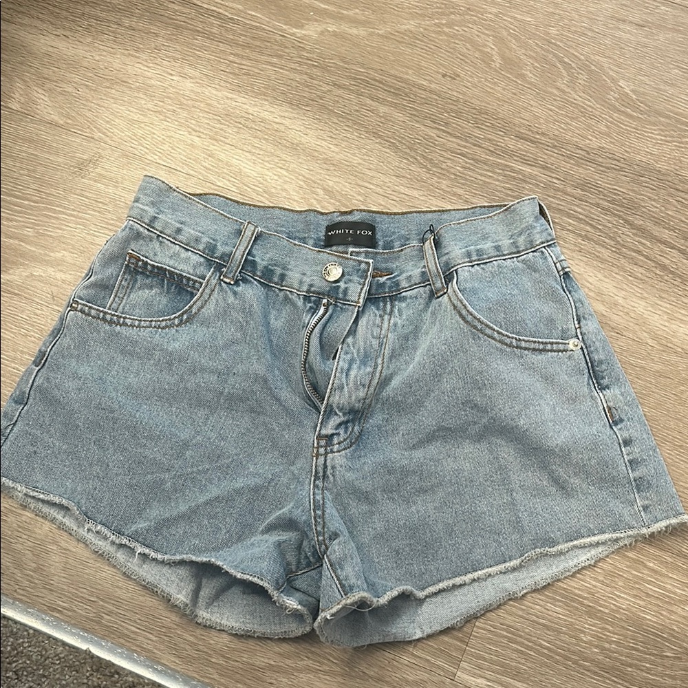 Women's Blue Denim Shorts